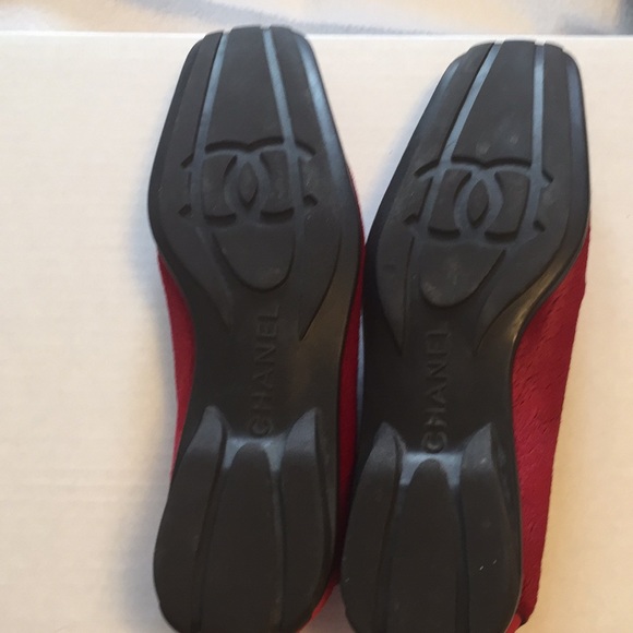 Chanel Loafers size 36 Red w Leather and Fur - Picture 11 of 15
